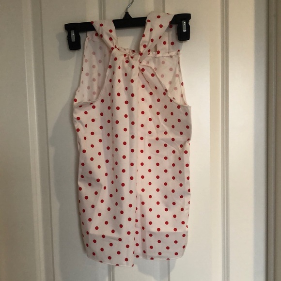 Tops - POLKA DOT HALTER TOP